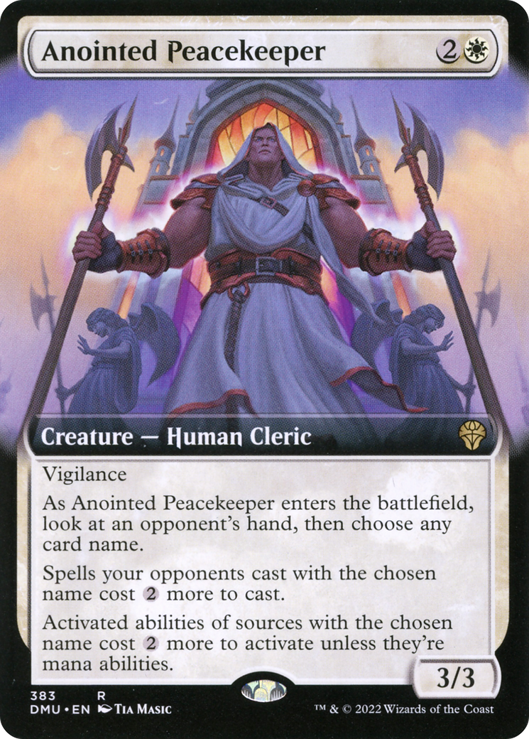 Anointed Peacekeeper (Extended Art) [Dominaria United] | Grognard Games