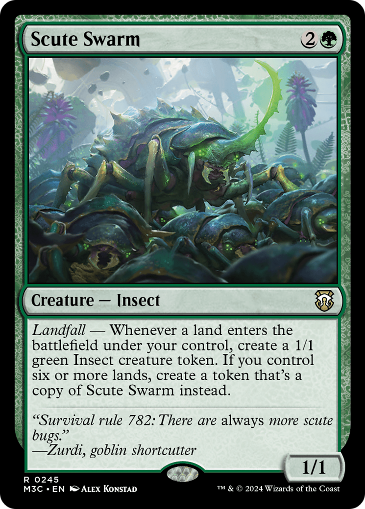 Scute Swarm [Modern Horizons 3 Commander] | Grognard Games