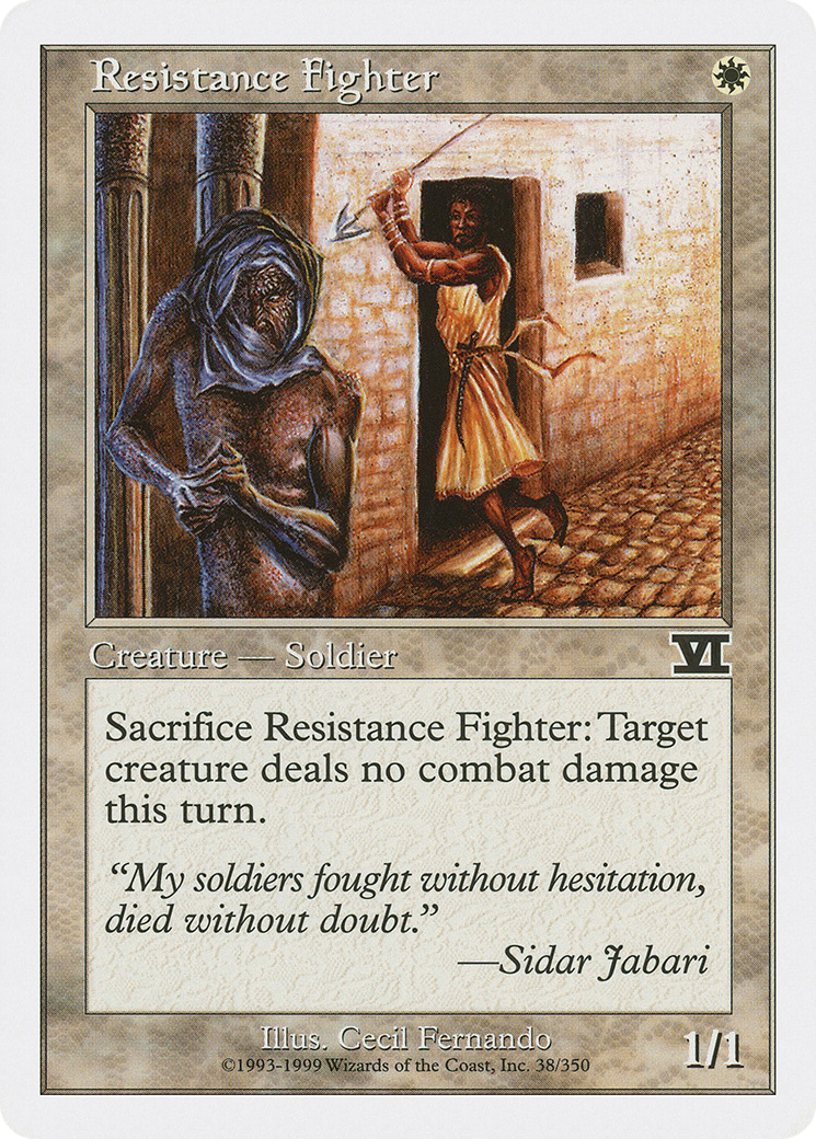Resistance Fighter [Classic Sixth Edition] | Grognard Games