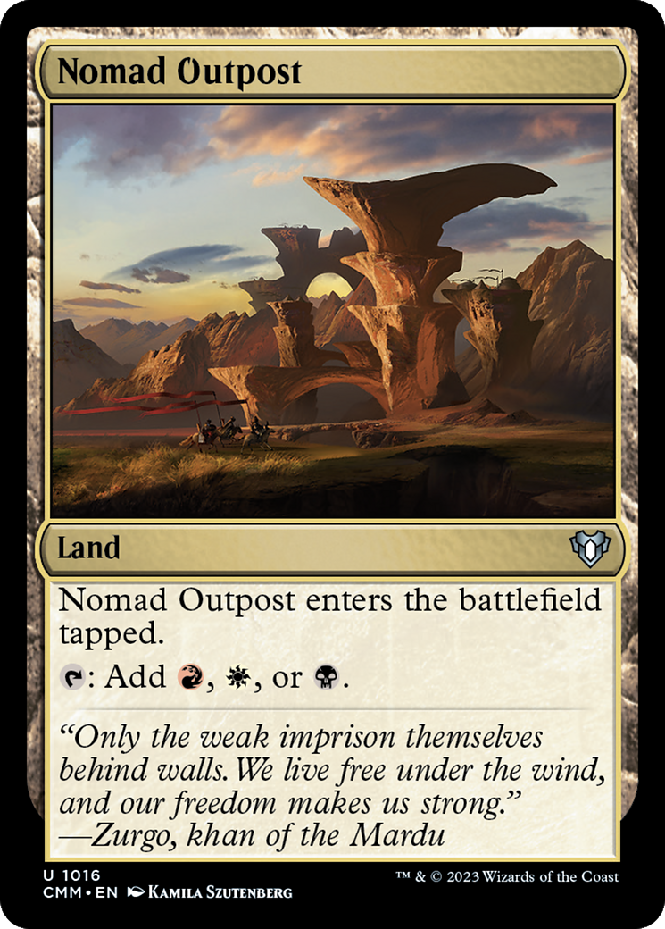 Nomad Outpost [Commander Masters] | Grognard Games