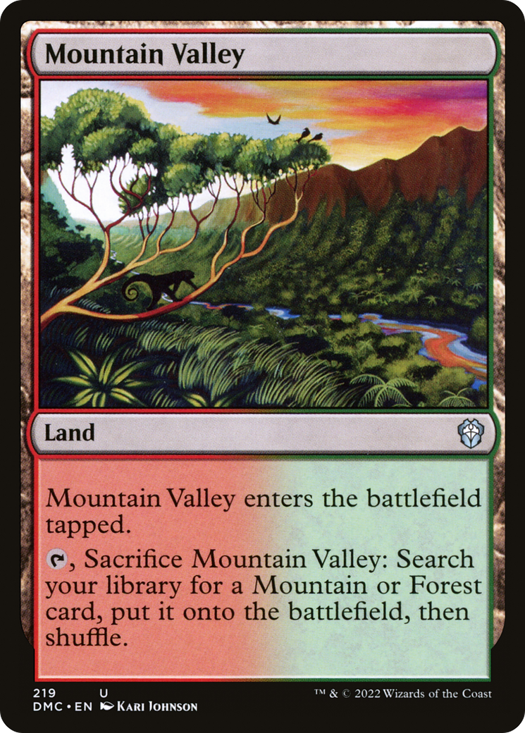 Mountain Valley [Dominaria United Commander] | Grognard Games