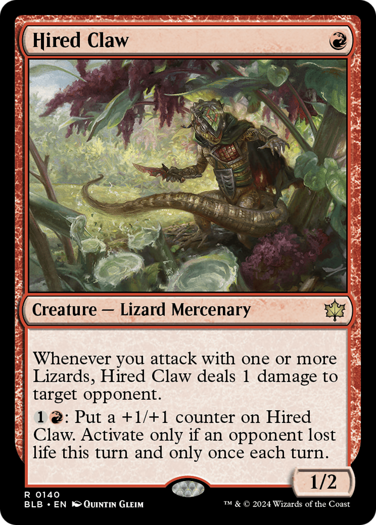 Hired Claw [Bloomburrow] | Grognard Games