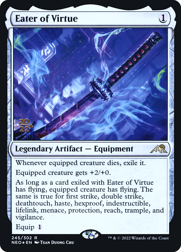 Eater of Virtue [Kamigawa: Neon Dynasty Prerelease Promos] | Grognard Games