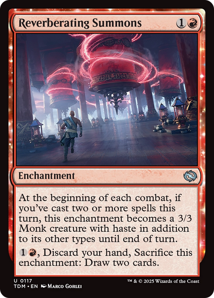 Reverberating Summons [Tarkir: Dragonstorm] | Grognard Games