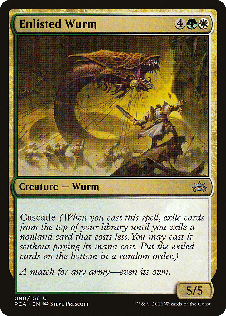Enlisted Wurm [Planechase Anthology] | Grognard Games