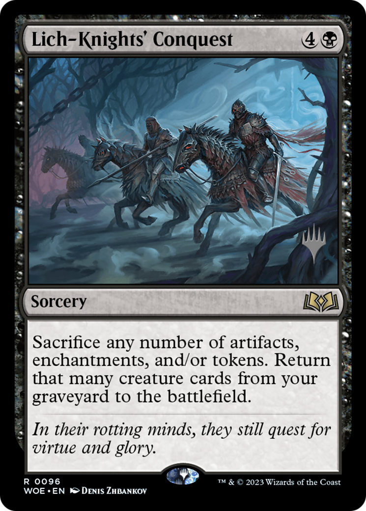 Lich-Knights' Conquest (Promo Pack) [Wilds of Eldraine Promos] | Grognard Games