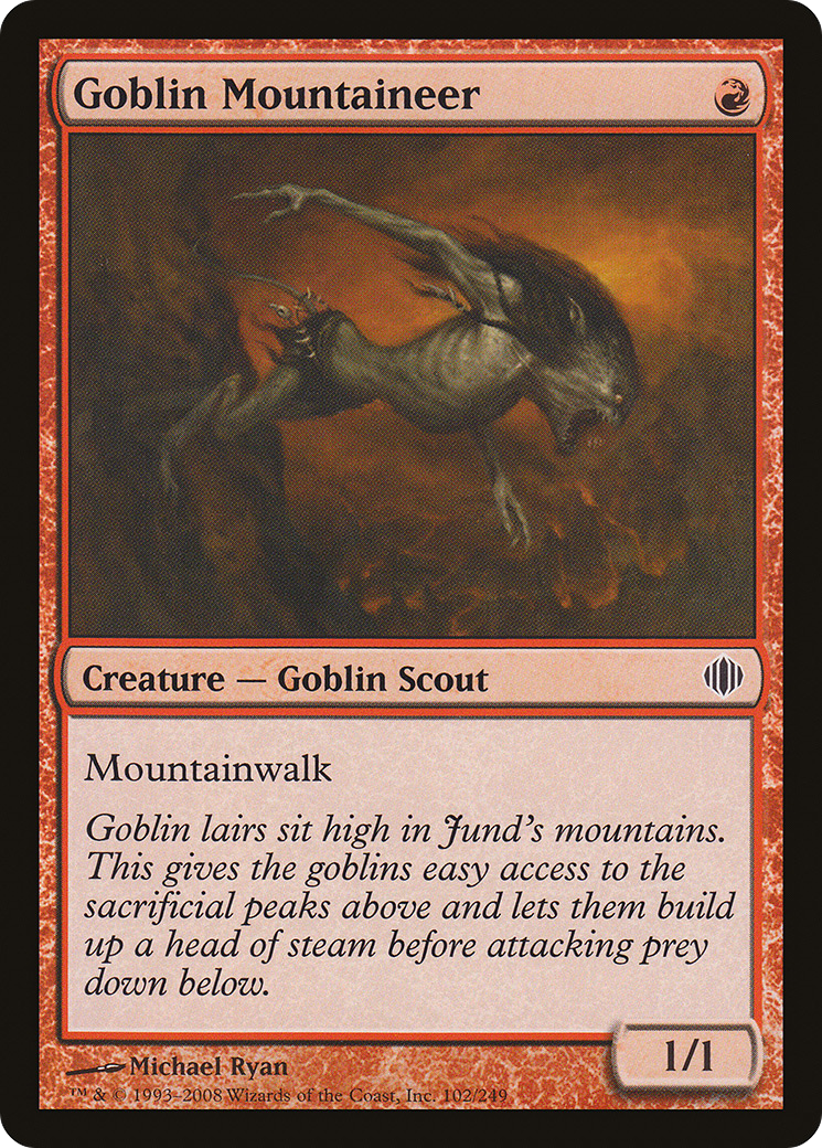 Goblin Mountaineer [Shards of Alara] | Grognard Games