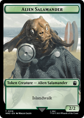 Alien Salamander // Mutant Double-Sided Token [Doctor Who Tokens] | Grognard Games