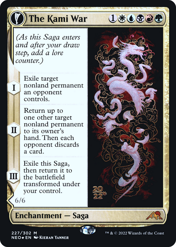 The Kami War // O-Kagachi Made Manifest [Kamigawa: Neon Dynasty Prerelease Promos] | Grognard Games