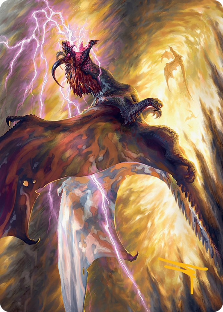 Stormscale Scion Art Card (17/54) [Tarkir: Dragonstorm Art Series] | Grognard Games