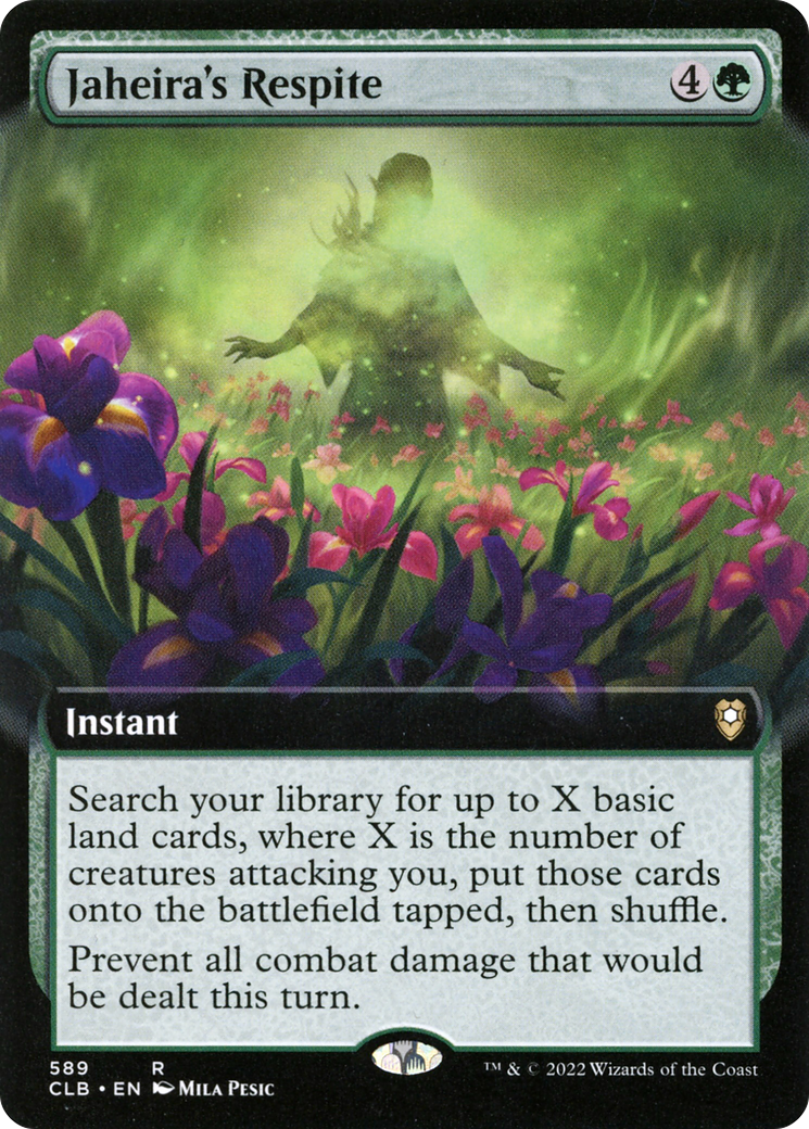 Jaheira's Respite (Extended Art) [Commander Legends: Battle for Baldur's Gate] | Grognard Games