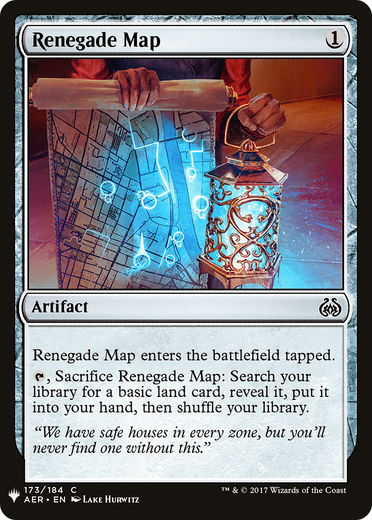 Renegade Map [Mystery Booster] | Grognard Games