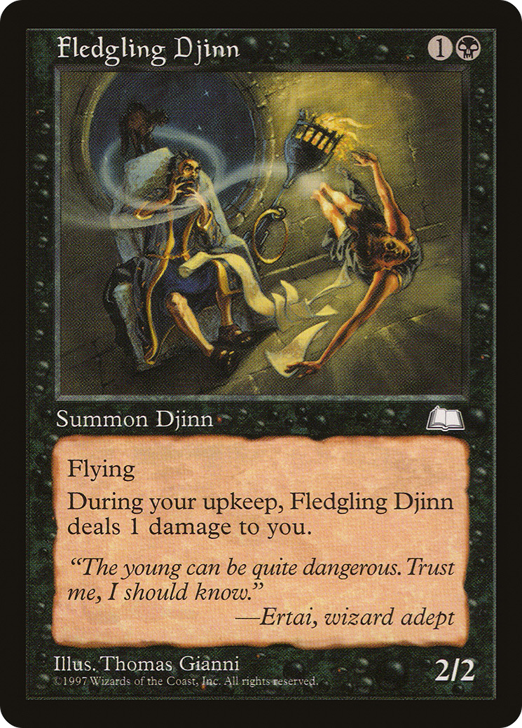 Fledgling Djinn [Weatherlight] | Grognard Games