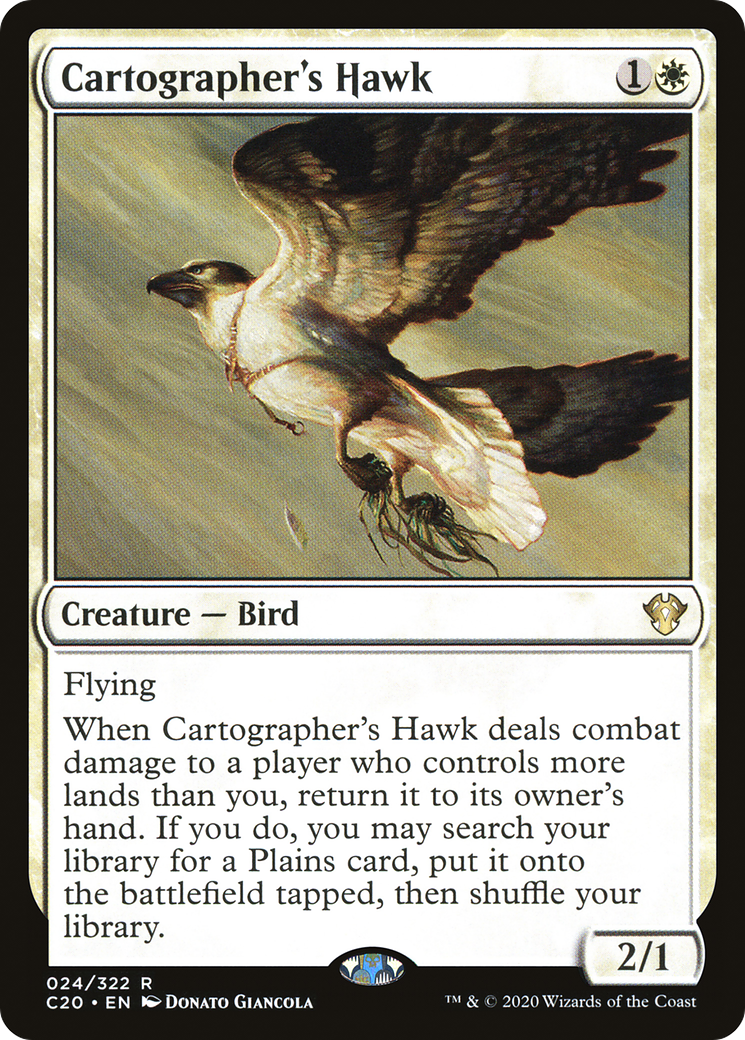 Cartographer's Hawk [Commander 2020] | Grognard Games