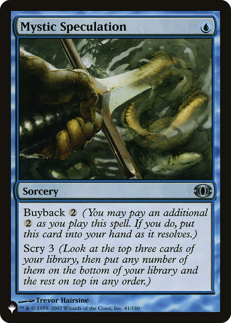 Mystic Speculation [The List] | Grognard Games