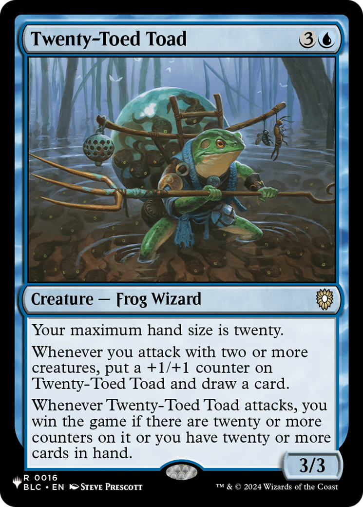 Twenty-Toed Toad [The List] | Grognard Games