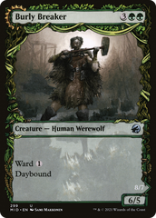 Burly Breaker // Dire-Strain Demolisher (Showcase Equinox) [Innistrad: Midnight Hunt] | Grognard Games