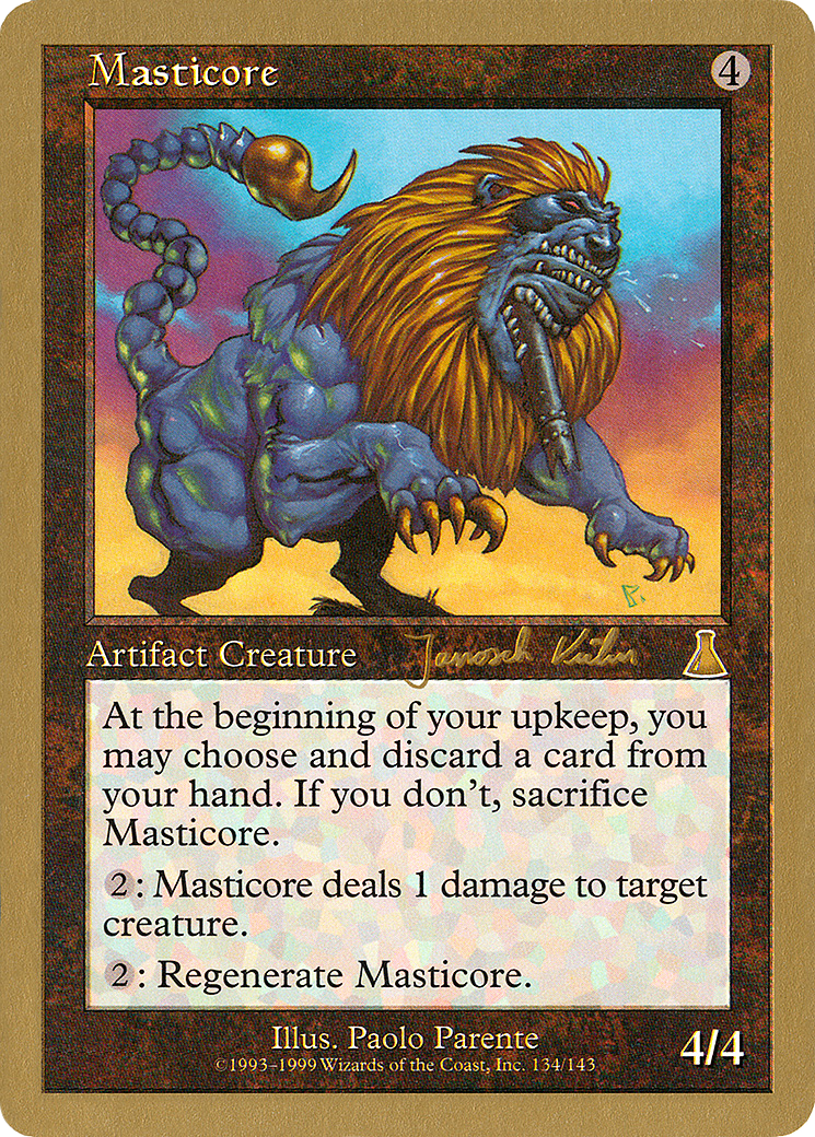 Masticore (Janosch Kuhn) [World Championship Decks 2000] | Grognard Games