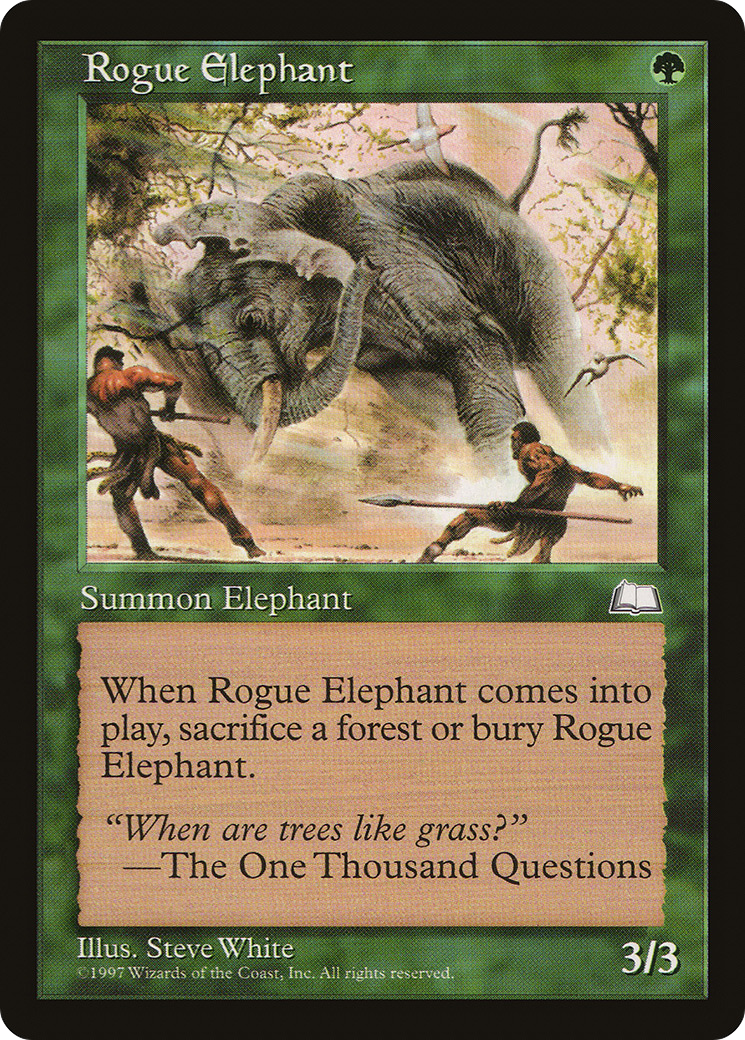 Rogue Elephant [Weatherlight] | Grognard Games