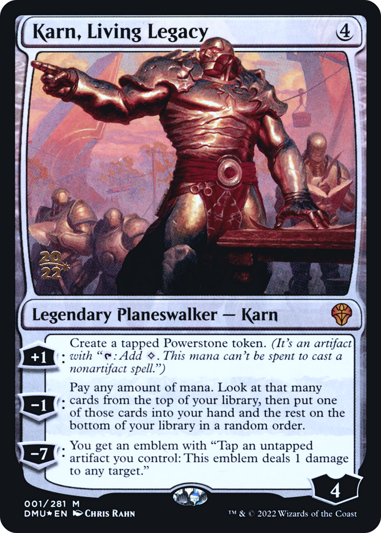 Karn, Living Legacy [Dominaria United Prerelease Promos] | Grognard Games