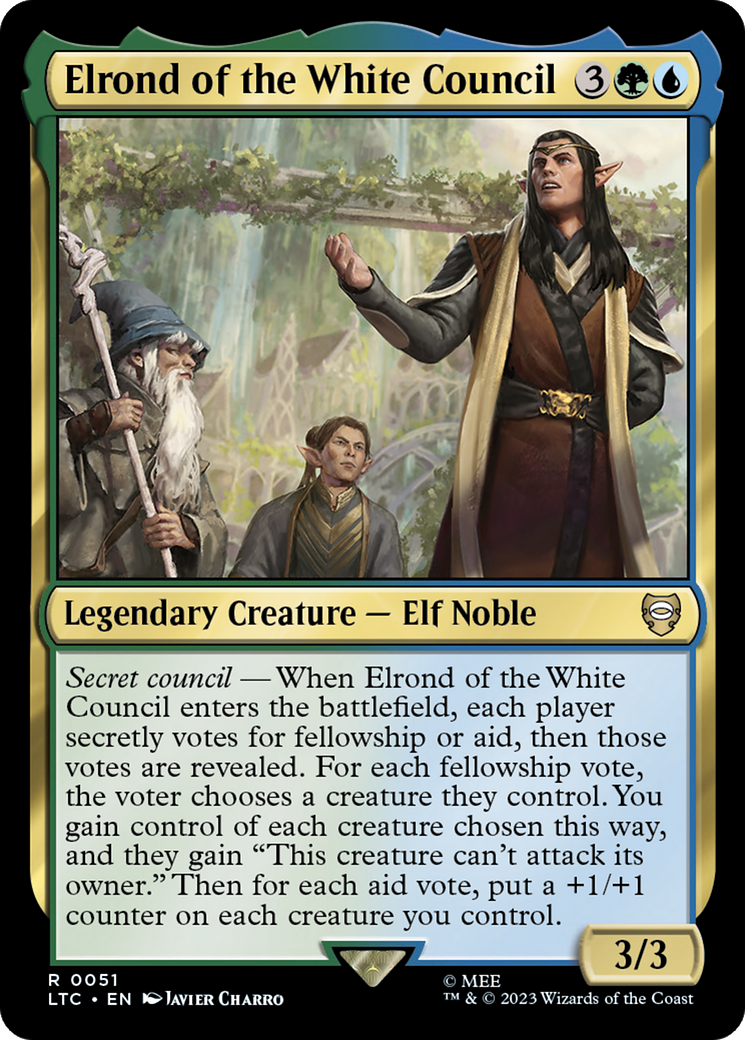 Elrond of the White Council [The Lord of the Rings: Tales of Middle-Earth Commander] | Grognard Games