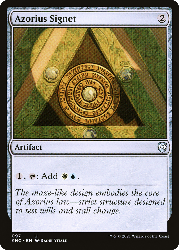 Azorius Signet [Kaldheim Commander] | Grognard Games