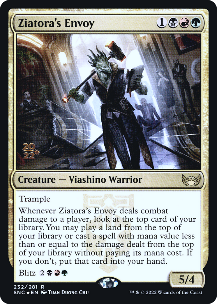 Ziatora's Envoy [Streets of New Capenna Prerelease Promos] | Grognard Games