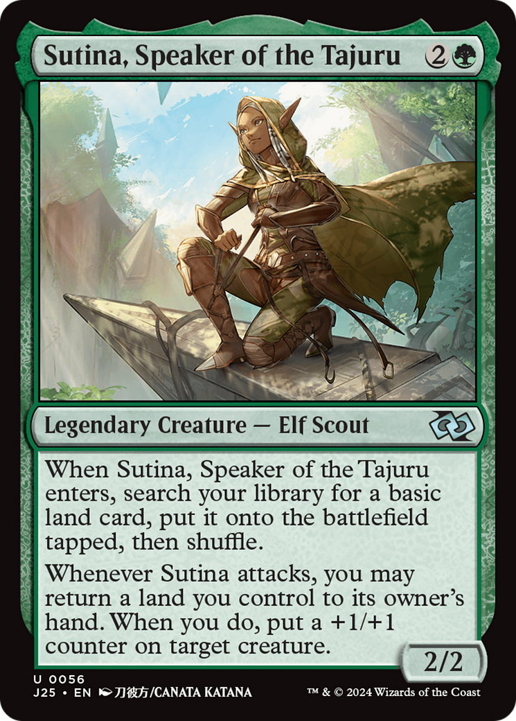 Sutina, Speaker of the Tajuru (Anime) [Foundations Jumpstart] | Grognard Games