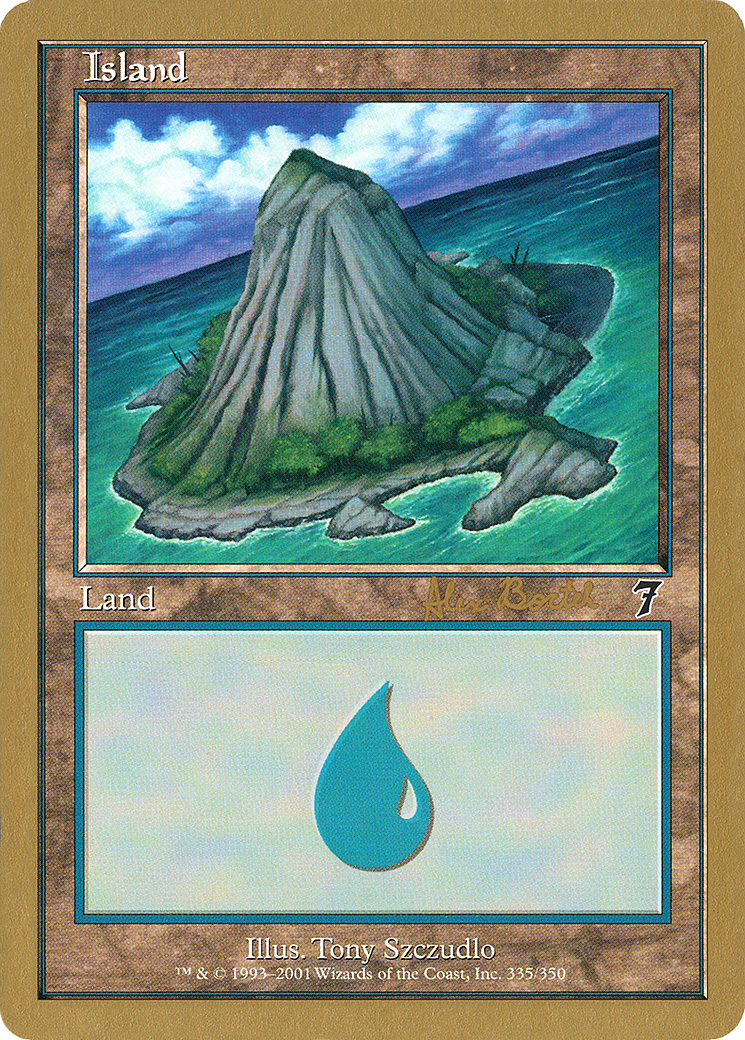 Island (ab335b) (Alex Borteh) [World Championship Decks 2001] | Grognard Games