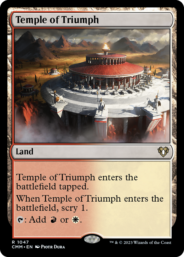 Temple of Triumph [Commander Masters] | Grognard Games