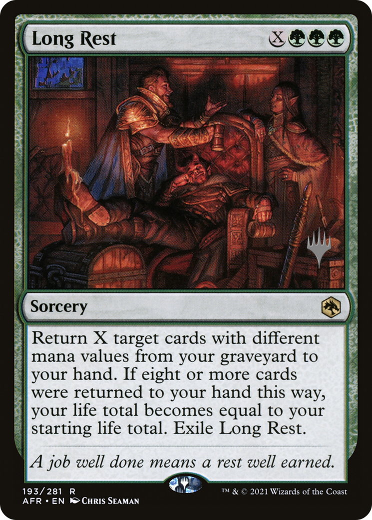 Long Rest (Promo Pack) [Dungeons & Dragons: Adventures in the Forgotten Realms Promos] | Grognard Games