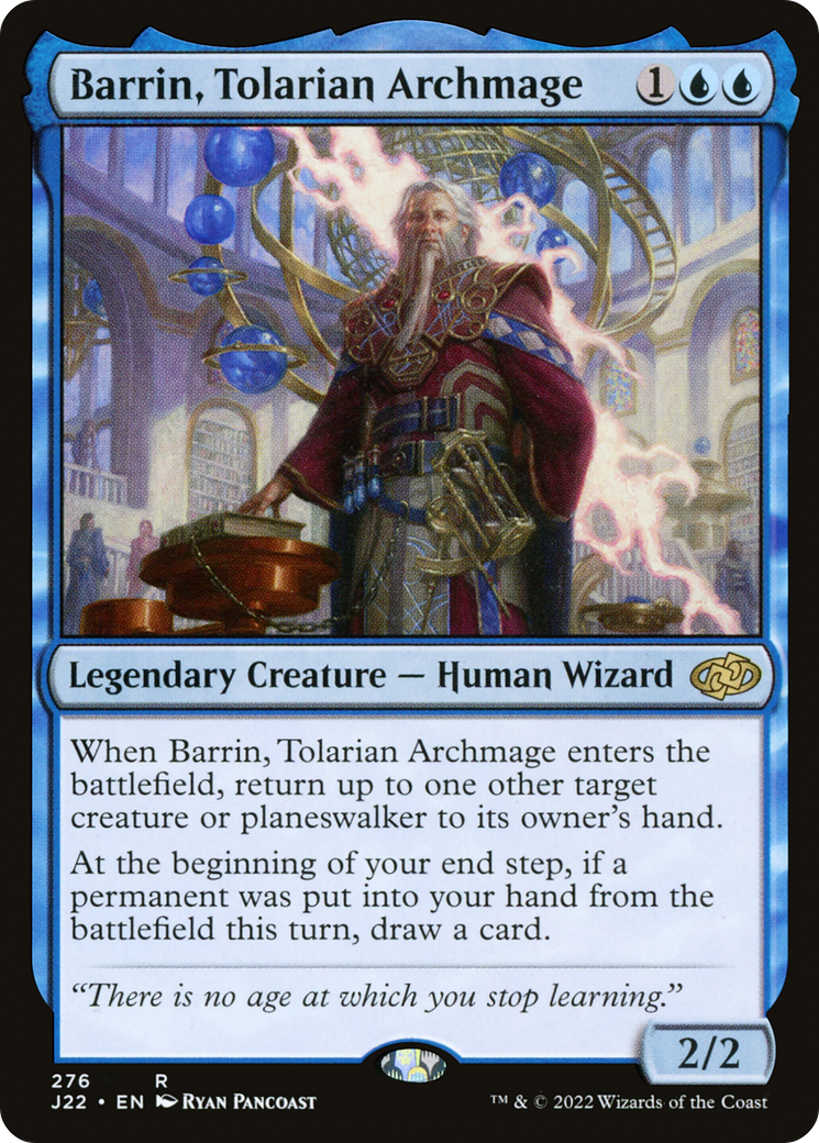 Barrin, Tolarian Archmage [Jumpstart 2022] | Grognard Games