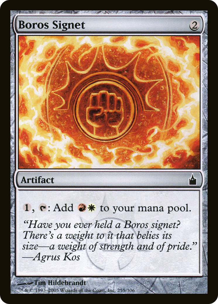 Boros Signet [Ravnica: City of Guilds] | Grognard Games