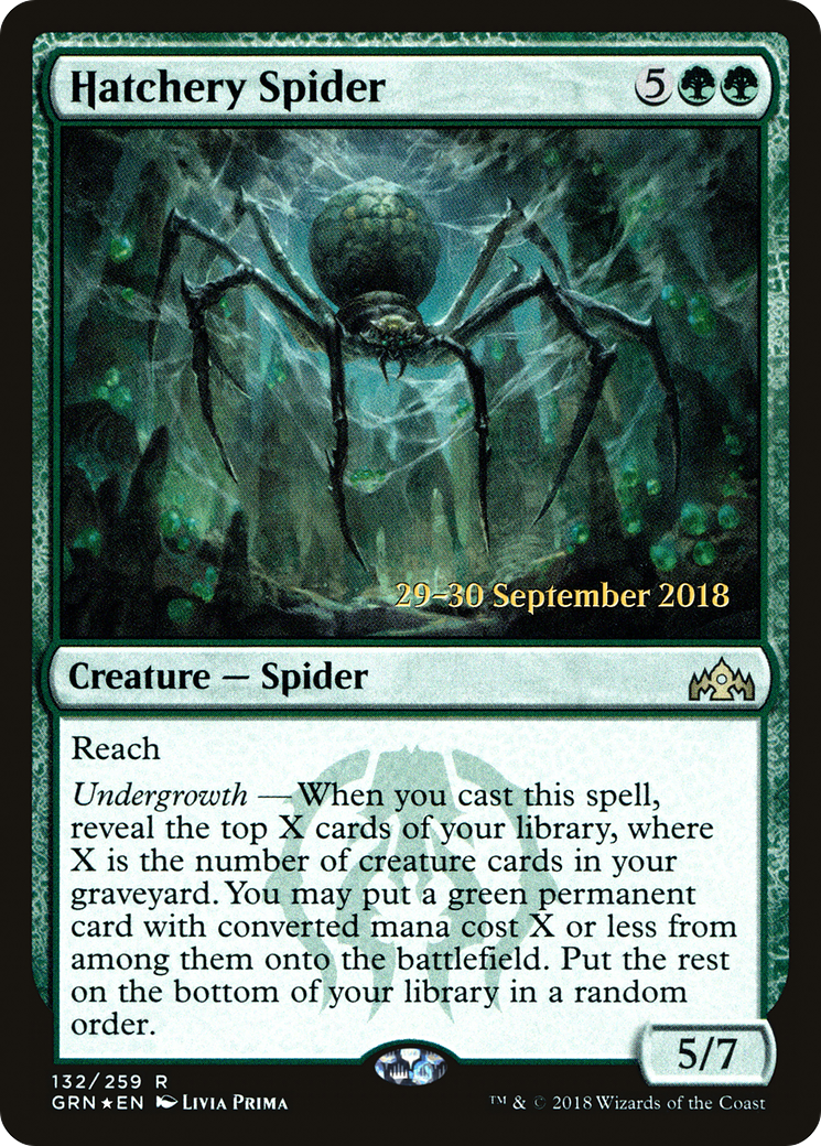 Hatchery Spider  [Guilds of Ravnica Prerelease Promos] | Grognard Games