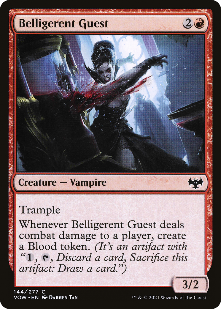 Belligerent Guest [Innistrad: Crimson Vow] | Grognard Games