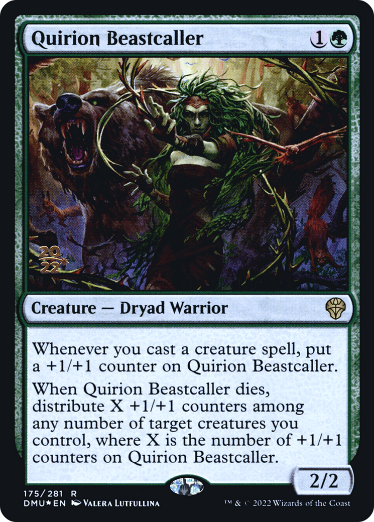 Quirion Beastcaller [Dominaria United Prerelease Promos] | Grognard Games