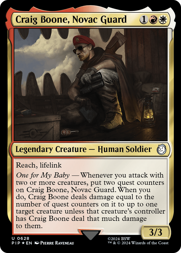 Craig Boone, Novac Guard (Surge Foil) [Fallout] | Grognard Games
