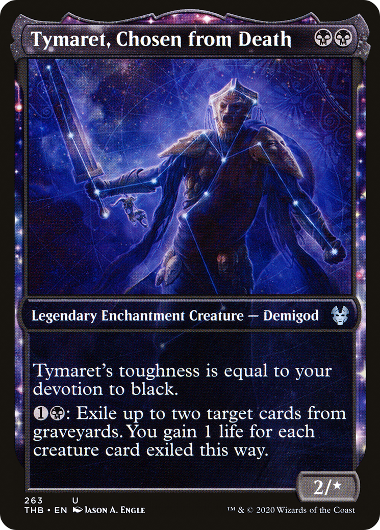 Tymaret, Chosen from Death (Showcase) [Theros Beyond Death] | Grognard Games