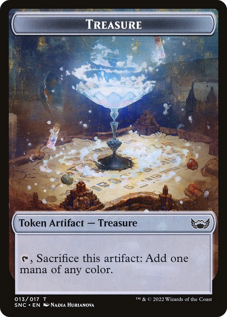 Treasure Token (017) [Streets of New Capenna Tokens] | Grognard Games
