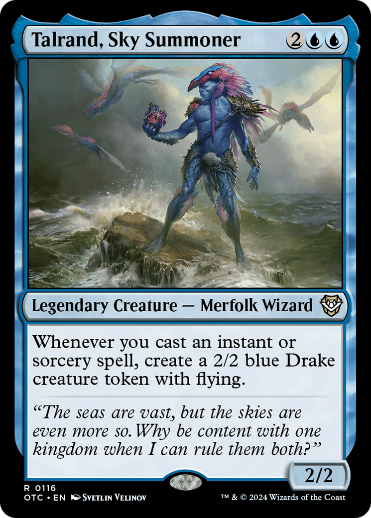 Talrand, Sky Summoner [Outlaws of Thunder Junction Commander] | Grognard Games