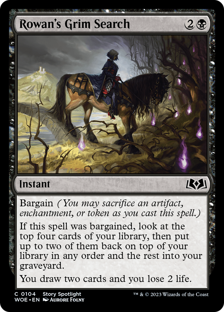 Rowan's Grim Search [Wilds of Eldraine] | Grognard Games