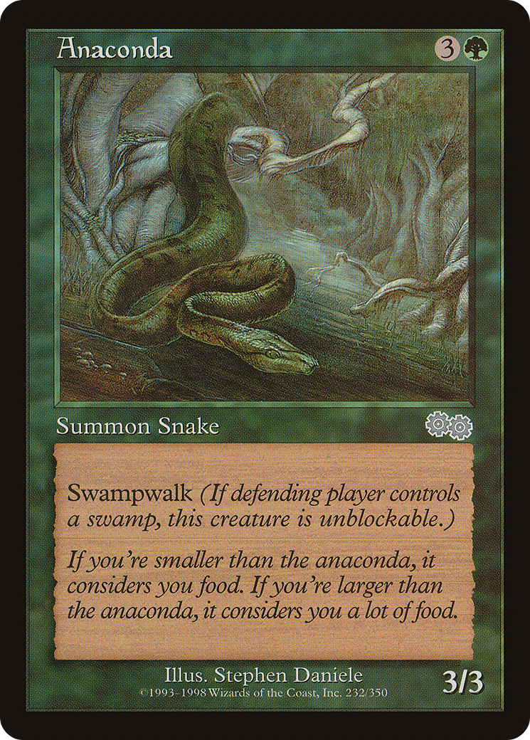 Anaconda [Urza's Saga] | Grognard Games