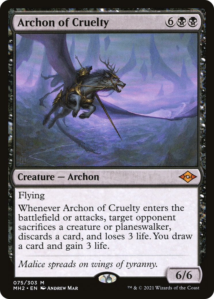 Archon of Cruelty [Modern Horizons 2] | Grognard Games