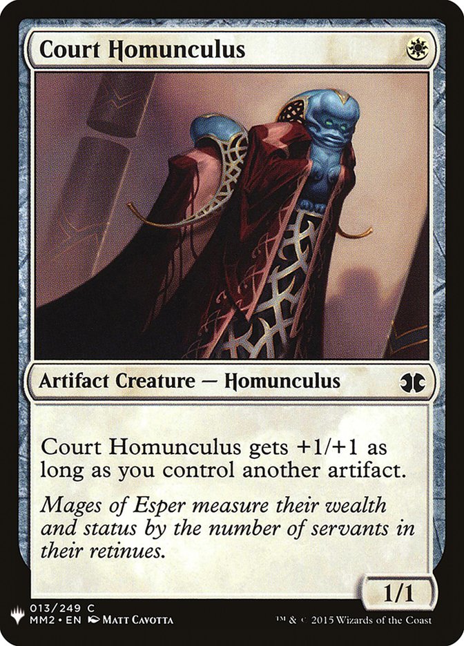 Court Homunculus [Mystery Booster] | Grognard Games