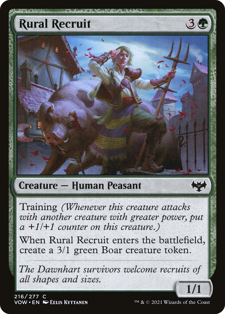 Rural Recruit [Innistrad: Crimson Vow] | Grognard Games