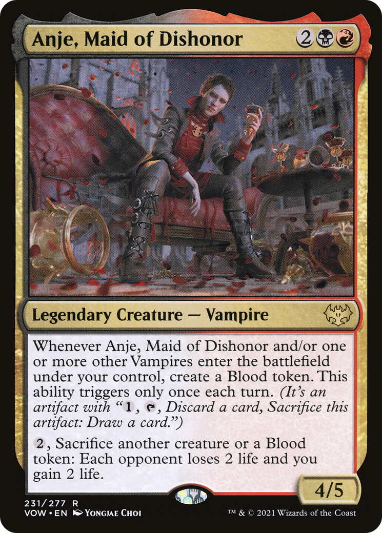 Anje, Maid of Dishonor [Innistrad: Crimson Vow] | Grognard Games