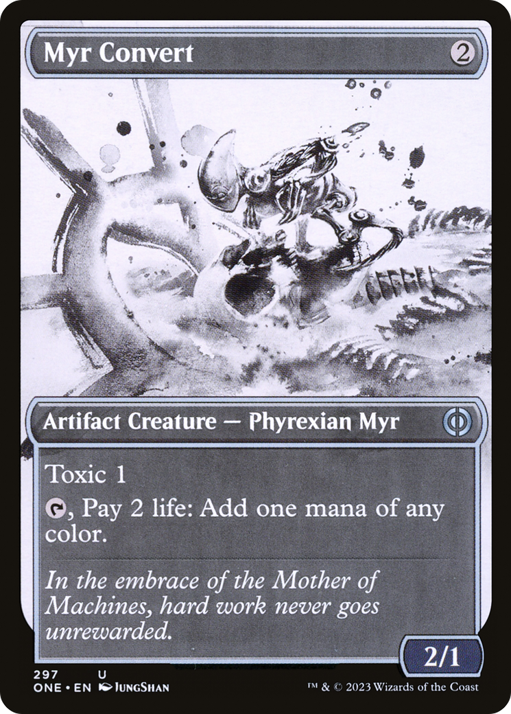 Myr Convert (Showcase Ichor) [Phyrexia: All Will Be One] | Grognard Games
