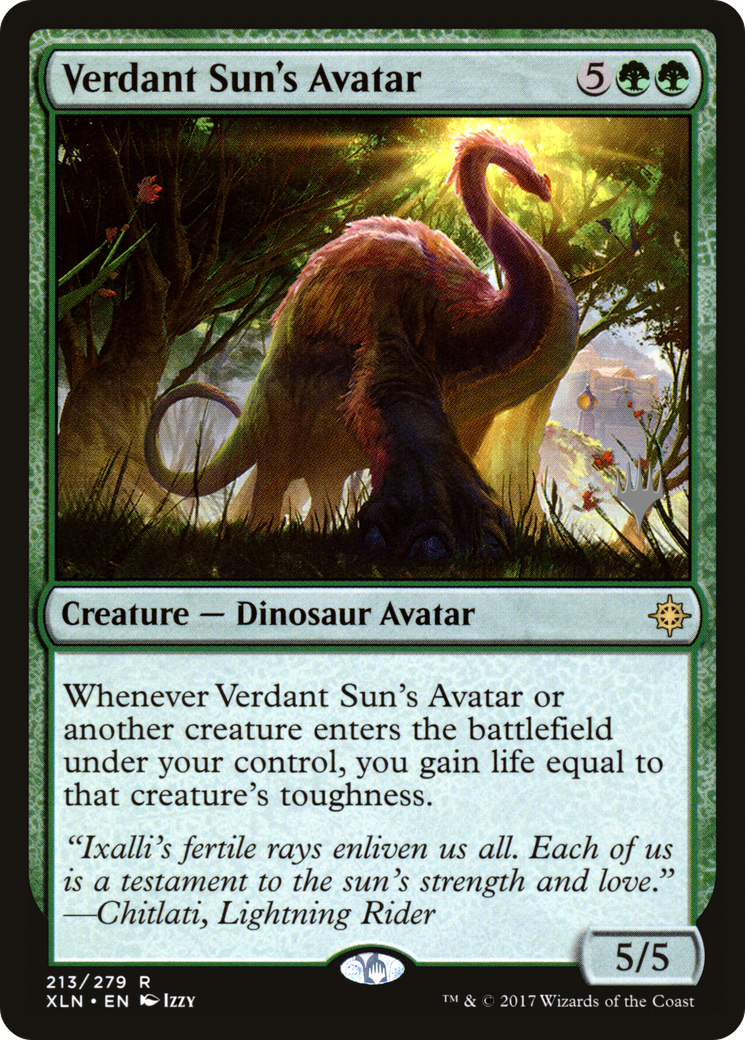Verdant Sun's Avatar (Promo Pack) [Ixalan Promos] | Grognard Games