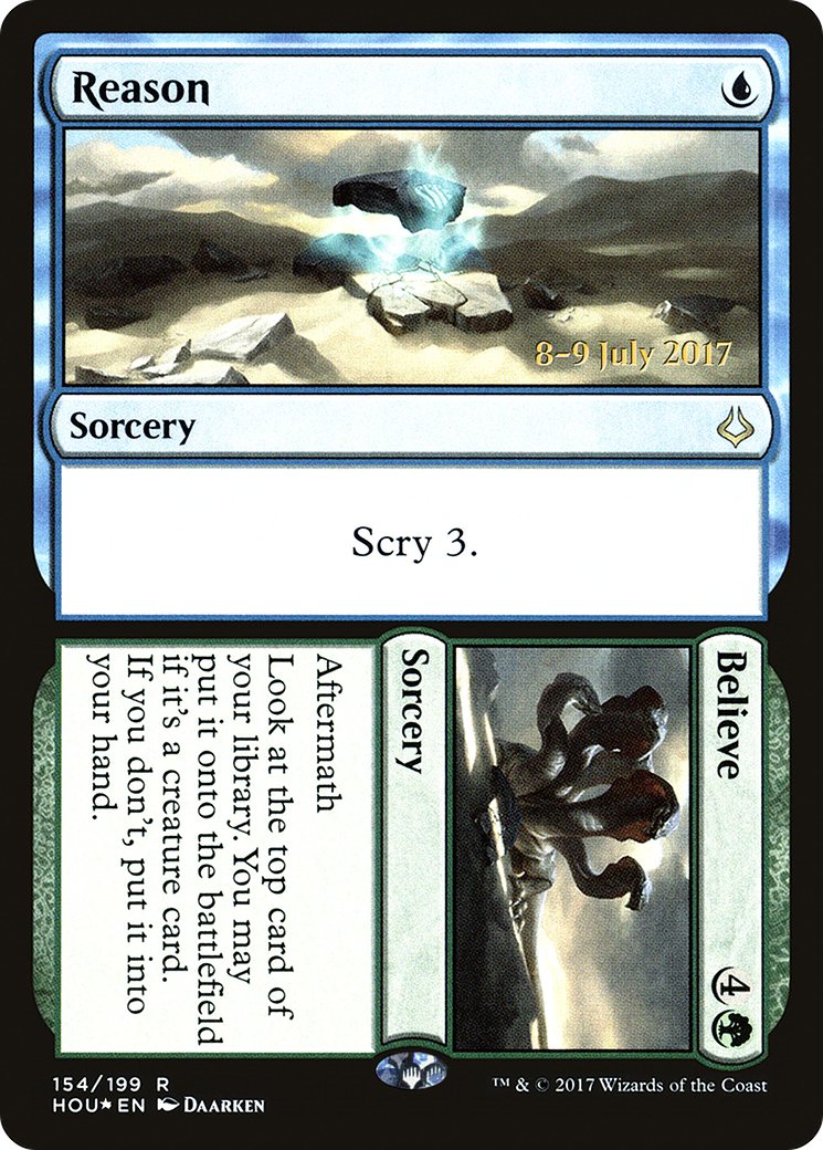 Reason // Believe  [Hour of Devastation Prerelease Promos] | Grognard Games