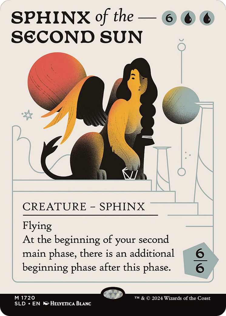 Sphinx of the Second Sun (SLD-1720) - Secret Lair Drop (Borderless) Foil | Grognard Games